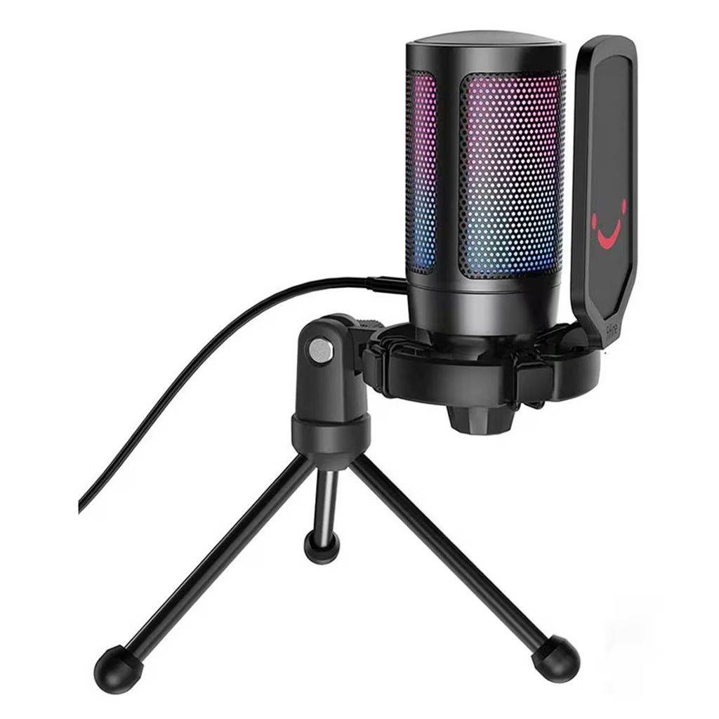 Micrófono Condensador Fifine A6V USB RGB