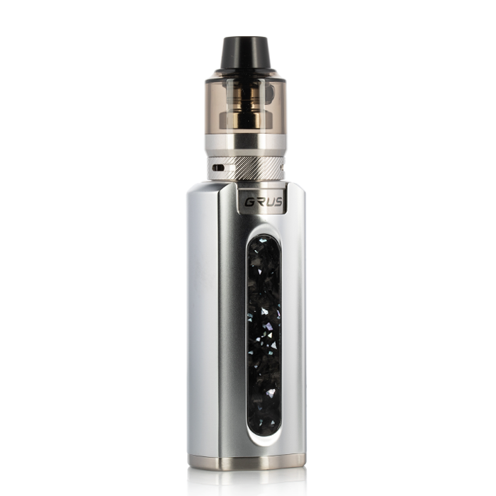 LOST VAPE GRUS 100W KIT SILVER/CHOPPED CARBON FIBER
