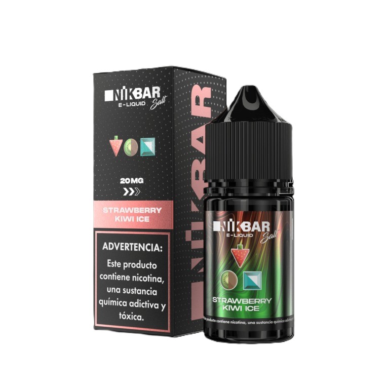 SALT NIKBAR 30ML 35MG STRAWBERRY KIWI ICE