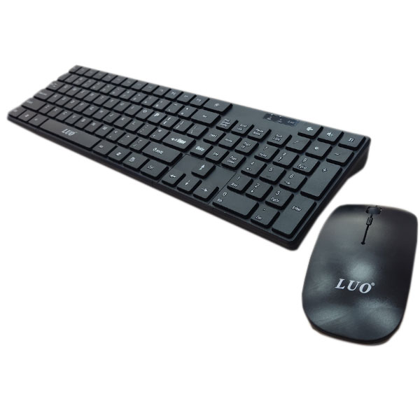 TECLADO + MOUSE LUO INALAMBRICO LU-555