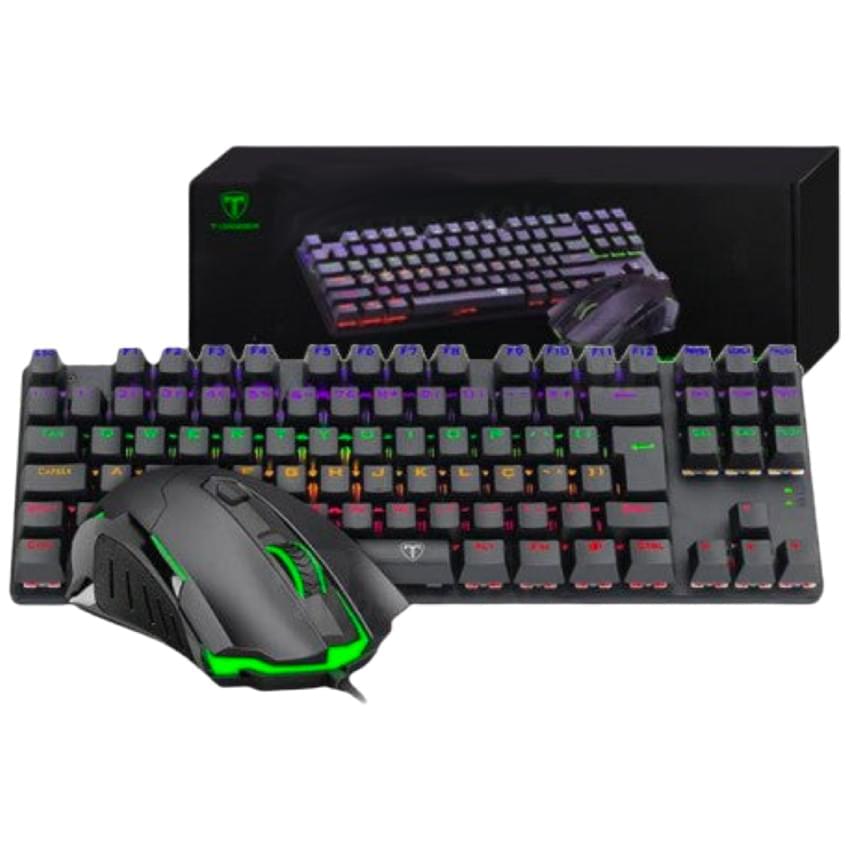 KIT T-DAGGER TGS005-RD ADVANCE FORCE MOUSE + TECLADO