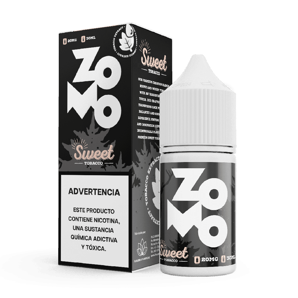 SALT ZOMO 30ML 20MG SWEET TOBACCO