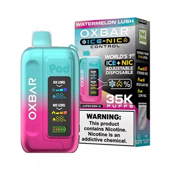 OXBAR 35K ICE+NIC WATERMELON LUSH
