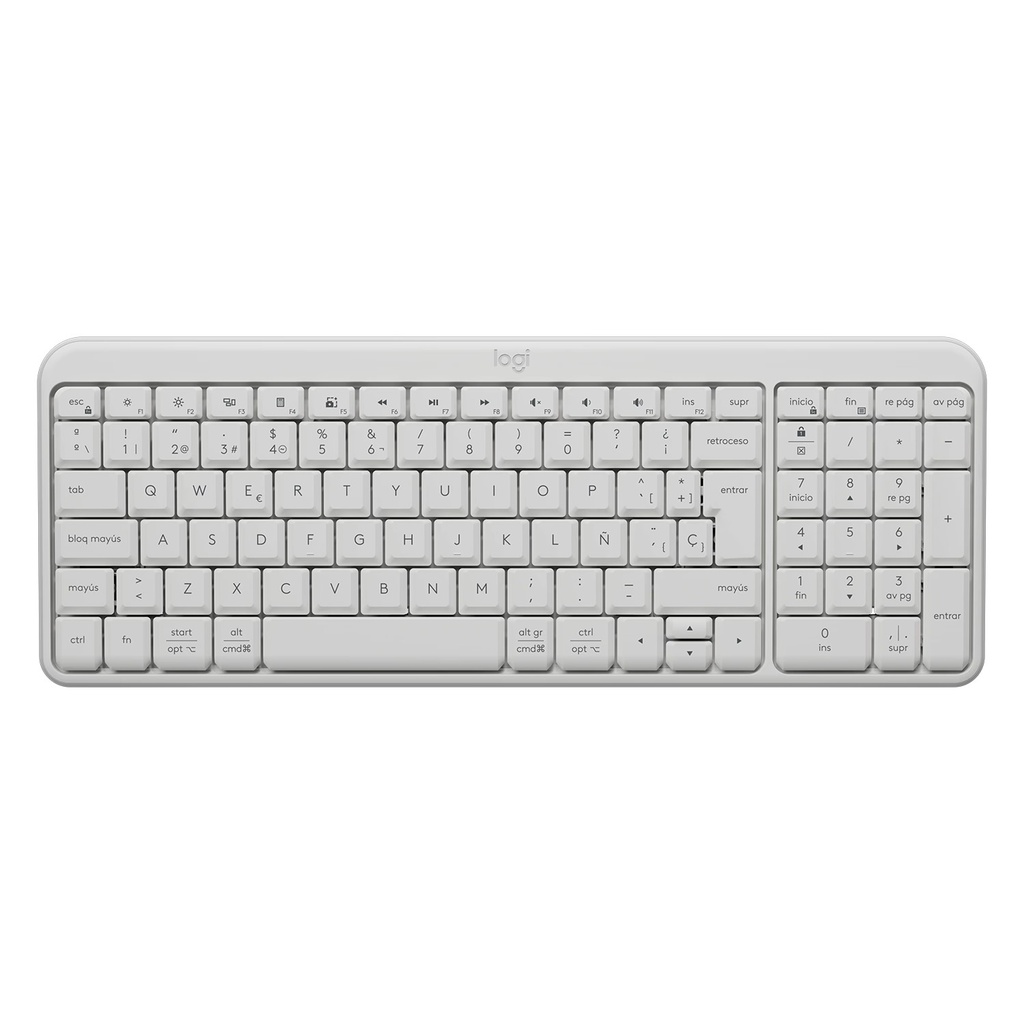 Teclado Logitech K250 White Inalámbrico Español