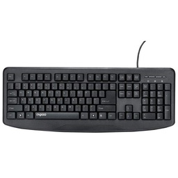 TECLADO RAPOO NK2500 WIRED BLACK