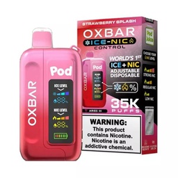 OXBAR 35K ICE+NIC STRAWBERRY SPLASH